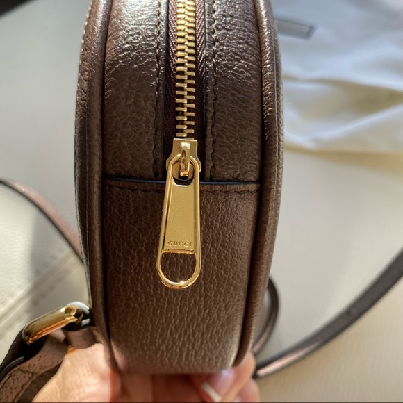 100% Authentic Gucci Ophidia mini GG round bag - Picture 14 of 15